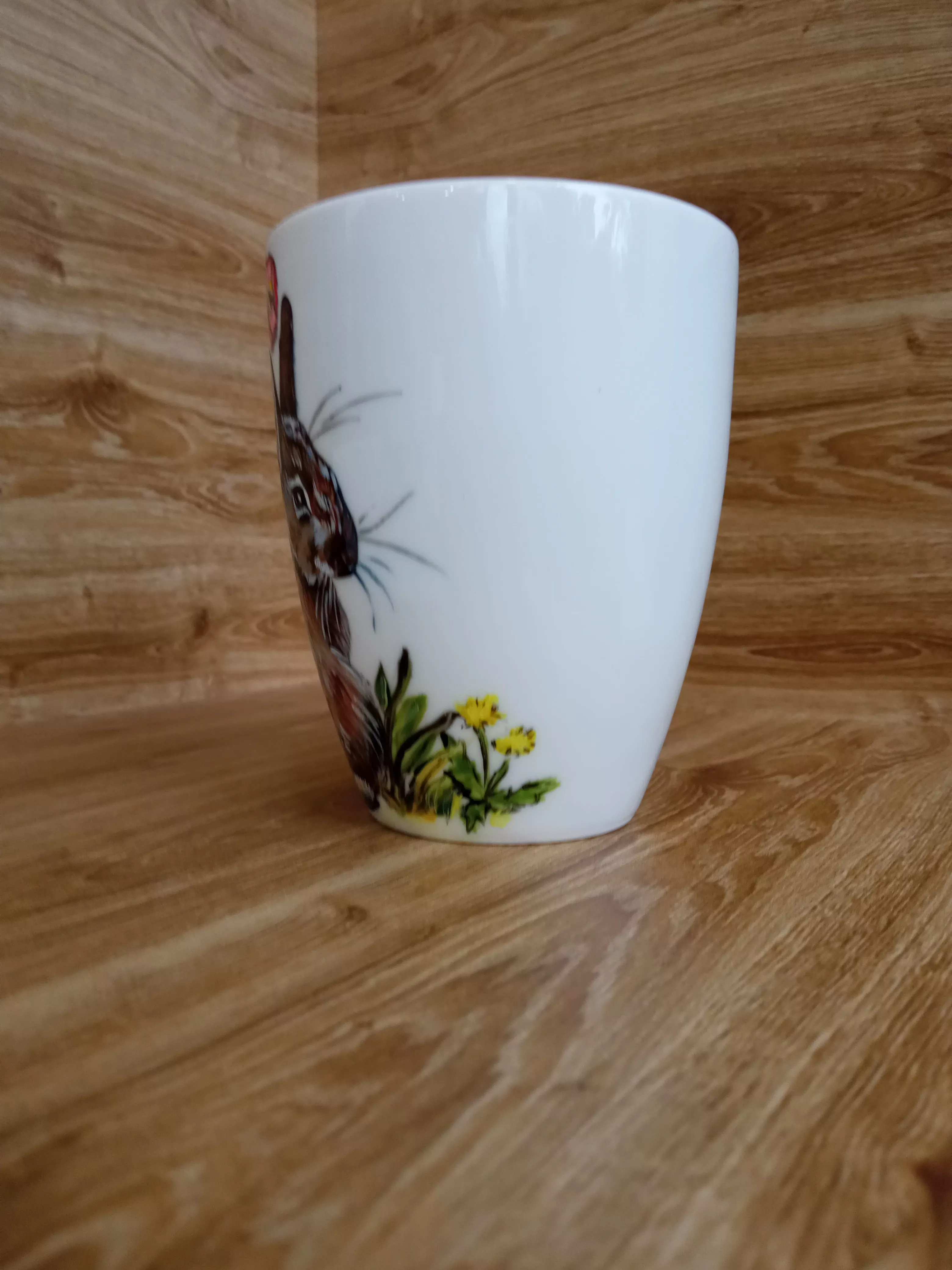 Кружка с ручной росписью Кролик Art-Works Фарфор CN-141