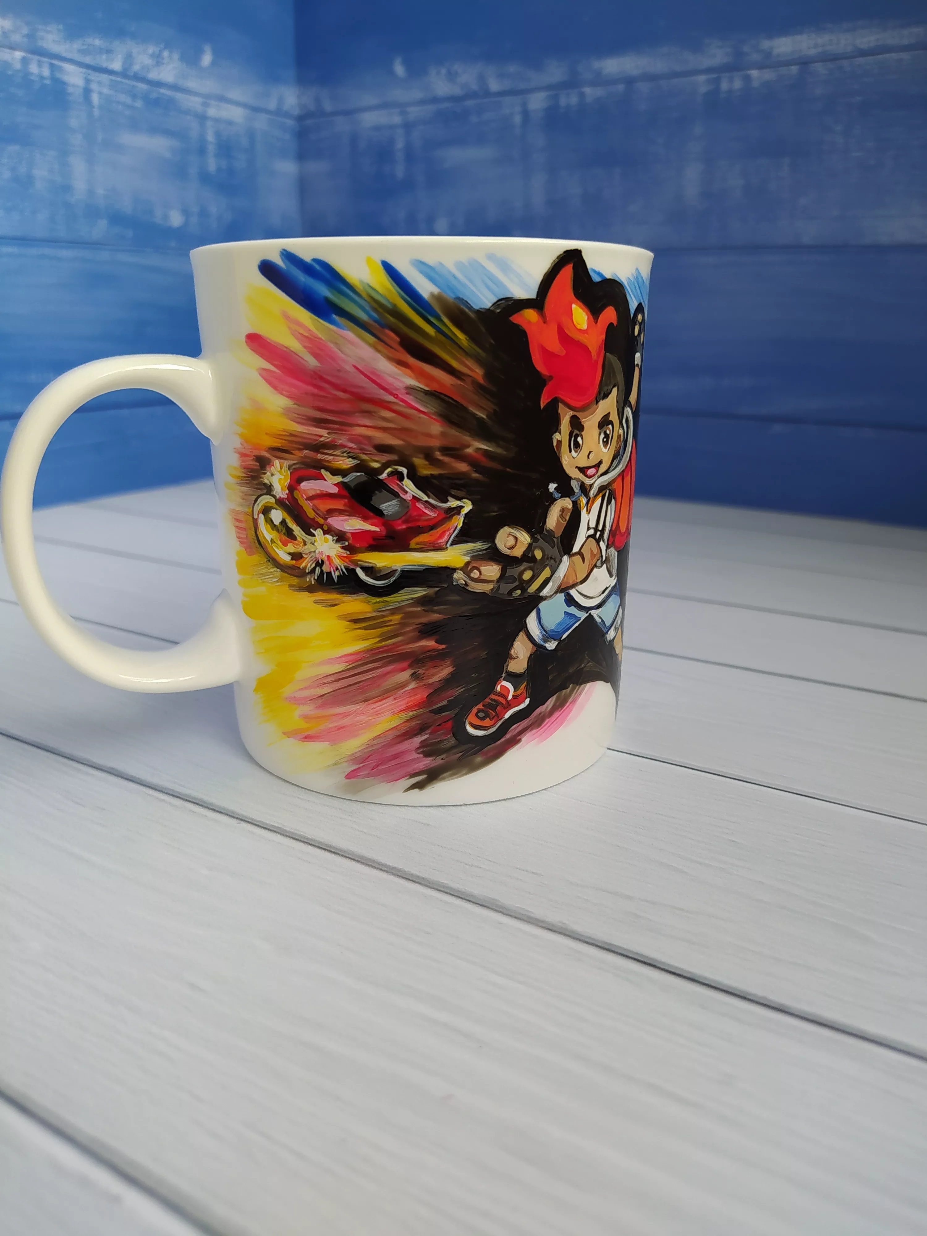 Кружка с ручной росписью Скритчеры Art-Works Фарфор CN-155