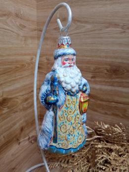 Ёлочная игрушка Дед Мороз Art-Works Стекло Ручная роспись CN-170