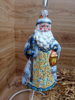 Ёлочная игрушка Дед Мороз Art-Works Стекло Ручная роспись CN-170