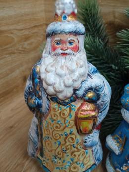 Ёлочная игрушка Дед Мороз Art-Works Стекло Ручная роспись CN-170