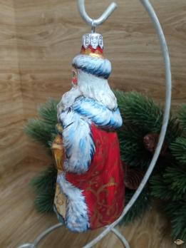 Ёлочная игрушка Дед Мороз Art-Works Стекло Ручная роспись CN-170
