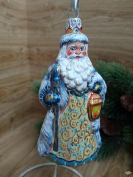 Ёлочная игрушка Дед Мороз Art-Works Стекло Ручная роспись CN-170