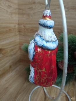 Ёлочная игрушка Дед Мороз Art-Works Стекло Ручная роспись CN-170