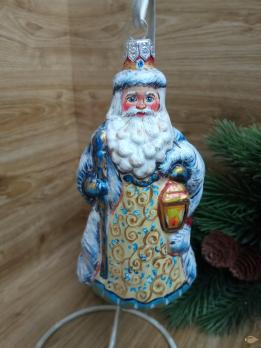 Ёлочная игрушка Дед Мороз Art-Works Стекло Ручная роспись CN-170