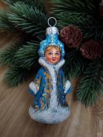 Ёлочная игрушка Снегурочка Art-Works Стекло Ручная роспись CN-171